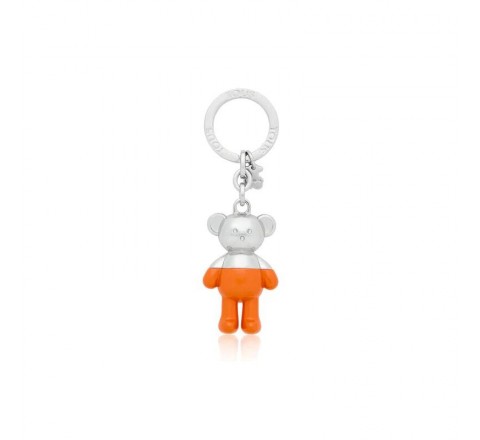 LLAVERO TOUS METAL TEDDY BEAR PLATA-NARANJA 2001667409