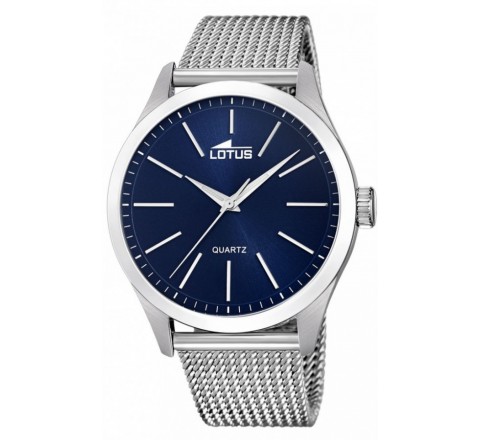 RELOJ LOTUS CAJA Y ARMIS ACERO ESFERA AZUL 18570/2