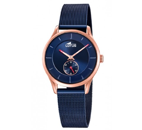 RELOJ LOTUS CAJA ACERO ROSADO ARMIS ACERO AZUL 18820/1