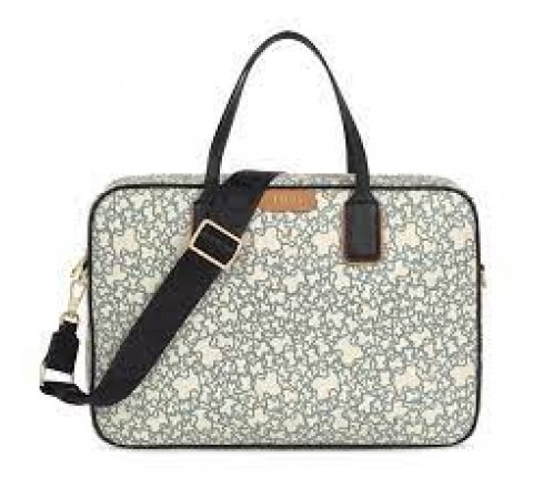 MALETIN TOUS 195890739 K MINI BEIGE-NEGRO