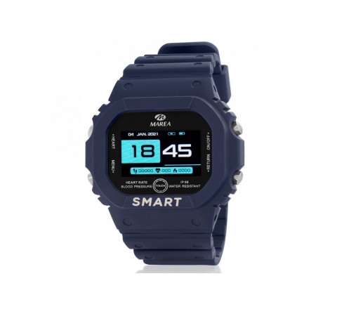 RELOJ MAREA SMART CAJA Y CORREA SILICONA AZUL B57008/2