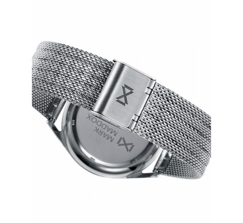 RELOJ MARK MADDOX CAJA Y ARMIS ACERO ESTERILLA HM7115-37