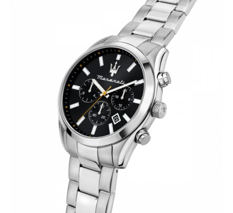 RELOJ MASERATI CAJA ARMIS ACERO ESFERA NEGRA R8853151010