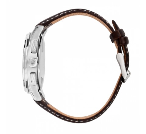 RELOJ MASERATI 42MM SORPASSO CUERO MARRON CRONO R8871624010