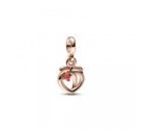 CHARM COLGANTE PANDORA ME PLATA ROSADA CHEKY PEACH 781212C01