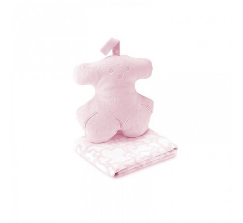 MUSELINA BABY TOUS KAOS ROSA Y FUNDA 118X98 COM-07 395820642