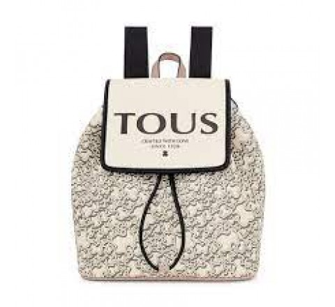 MOCHILA TOUS FLAP K M EVOLUTION BEIGE 2001800201 295902400