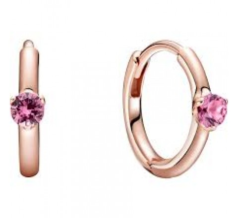 PENDIENTES PANDORA 289304C03 ARO ROSADO ROSA FRANCIA