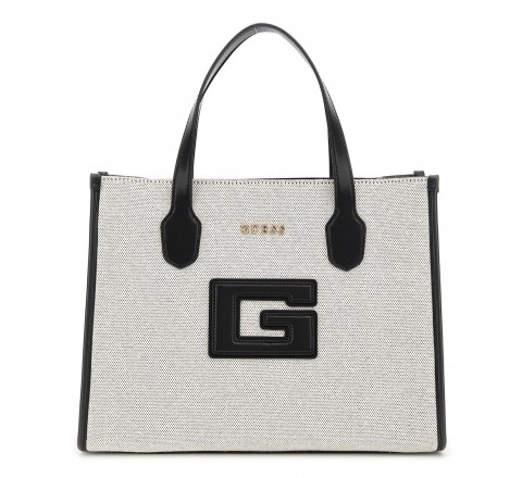 BOLSO GUESS G STATUS NATURAL BLACK HWWG9198220