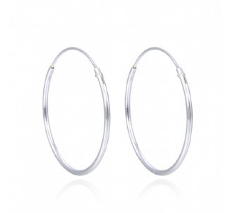 PENDIENTES PLATA AROS ARO1.5X20