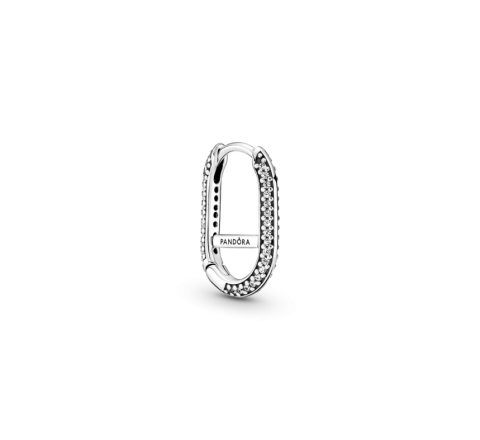 PENDIENTE PANDORA ME PLATA LINK EN PAVE 299682C01