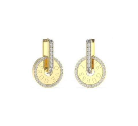 PENDIENTES GUESS ACERO DORADO JUBE04075JWYGT-U