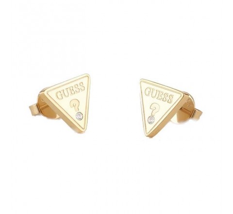 PENDIENTES GUESS ACERO DORADO TRIANGULO JUBE02168JWYGT-U