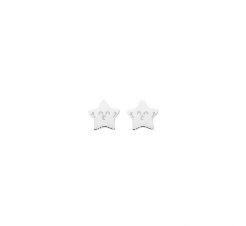 PENDIENTES MR WONDERFUL WJ10002 ACERO ESTRELLAS