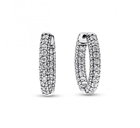 PENDIENTES PANDORA PLATA ARO CON CIRCONITAS 292624C01