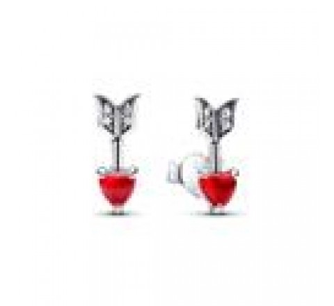 PENDIENTES PANDORA FLECHA Y CORAZON CRISTAL MURANO 293668C01