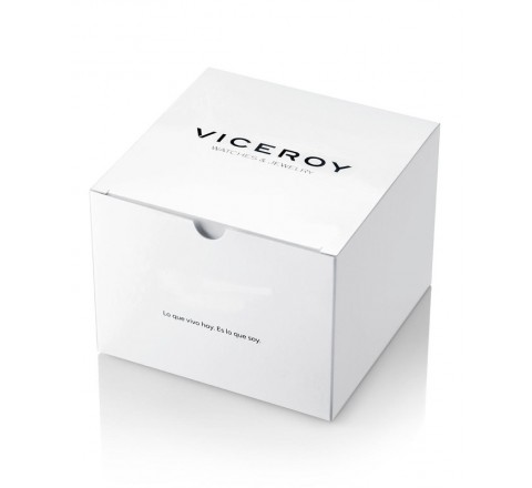 PENDIENTES VICEROY ACERO ARO ESMALTE AZUL 15133E01013