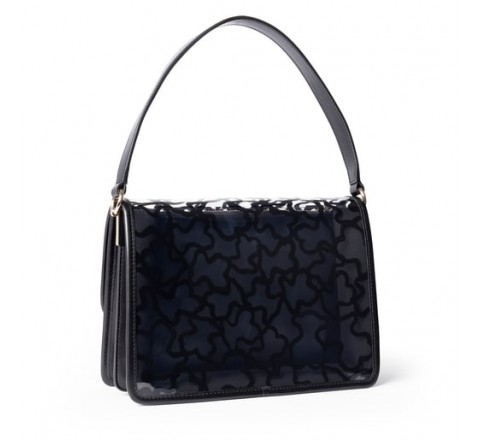BANDOLERA TOUS M AUDREE VINYL TRANS-NEGRO 095900736