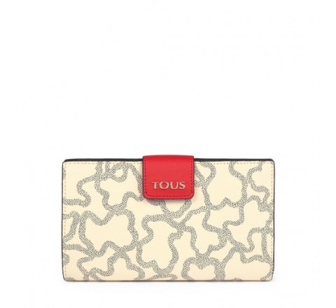 BILLETERA M TOUS FLAT K ICON MULTI-BEIGE 095960533