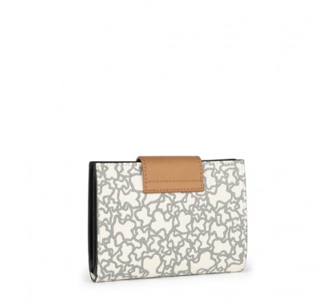 BILLETERA S TOUS K MINI BEIGE-NEGRO 095970720