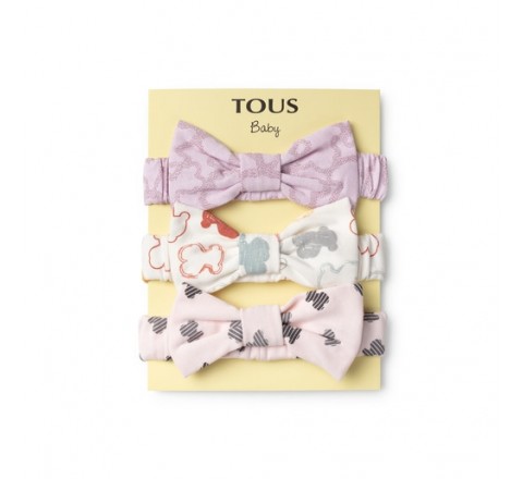 SET 3 DIADEMAS TOUS BABY FRAGME-1518 ROSA 0/36M 195825219