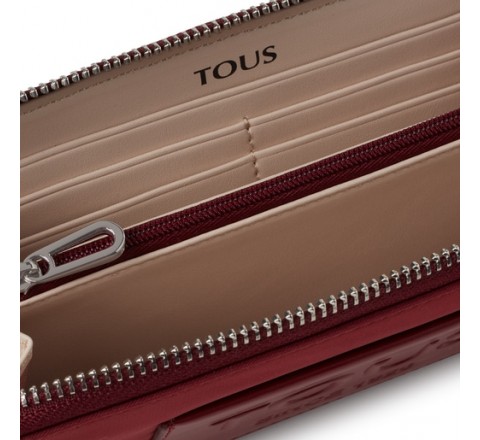 BILLETERA M TOUS E SOFT CHAIN BURDEOS 195900326