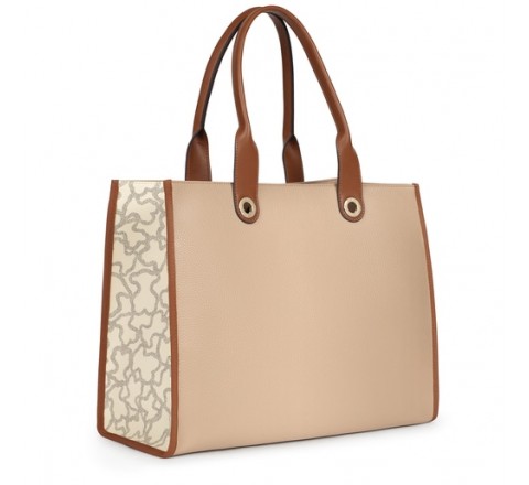 SHOPPING XL TOUS AMAYA K ICON MARRON-BEIGE 195900368
