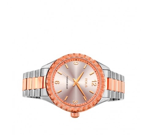 RELOJ TOUS SRA ACERO BICOLOR ROSE TENDER 200350980