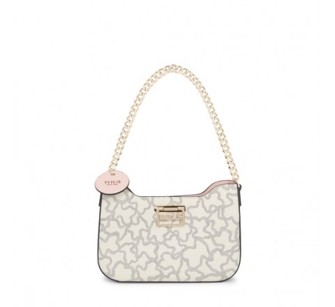 BOLSO BAGUETTE TOUS K LEGACY MULTI BEIGE-ROSA 295900502