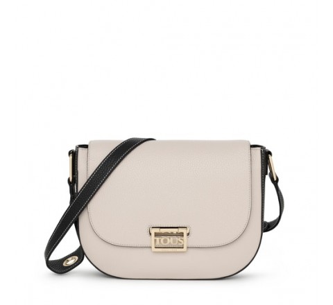 BOLSO M TOUS LEGACY BEIGE-NEGRO 295900546
