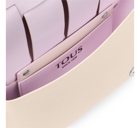 BANDOLERA S TOUS T DAMAS BEIGE-MALVA 295900639