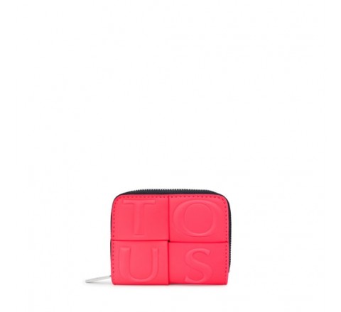 MONEDERO M TOUS DAMAS ROSA FL-MARRON OSCUR 295900652