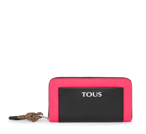 BILLETERA M TOUS T EMPIRE COTTON ROSA FLUOR 295900696
