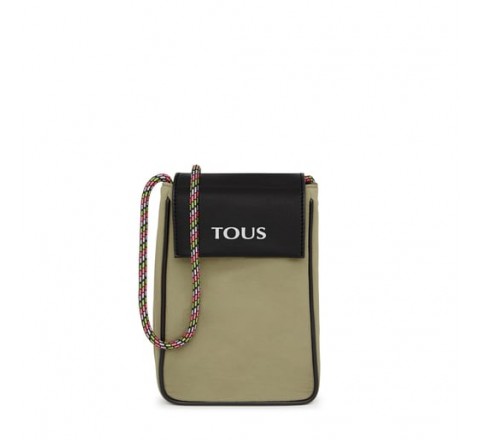 MINIBOLSO TOUS EMPIRE COTTON CAQUI 295900698 2001707867