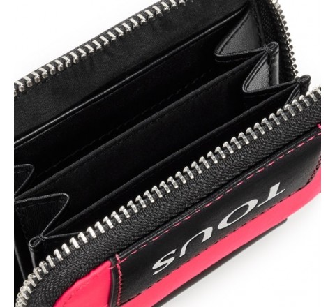 MONEDERO M TOUS T EMPIRE COTTON ROSA FLUOR 295900706