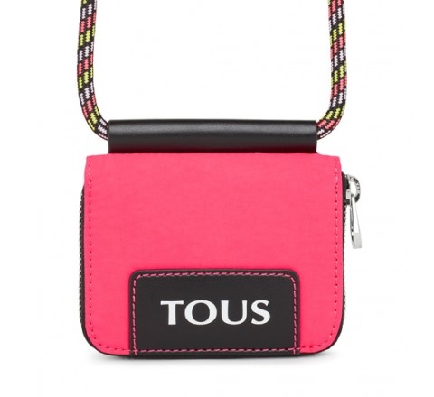 MONEDERO M TOUS T EMPIRE COTTON ROSA FLUOR 295900706