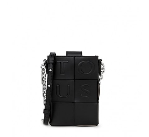 MINIBOLSO TOUS T DAMAS NEGRO-BEIGE 295901147