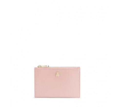 MONEDERO-TARJETERO TOUS DORP ANTIQUE ROSA 995970517