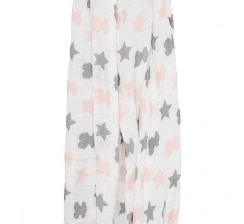 MUSELINA TOUS BABY CON FUNDA ESTRELLAS ROSA/GRIS 795821967