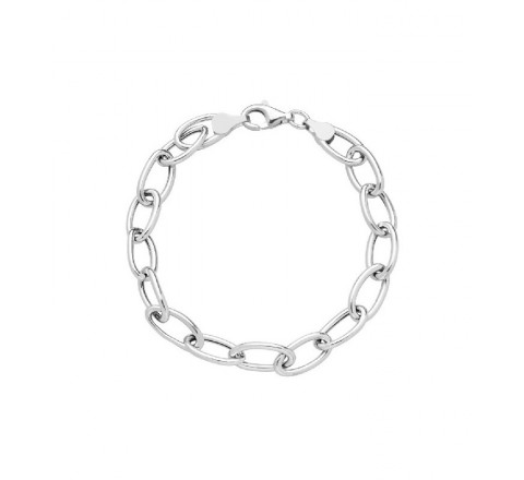 PULSERA PLATA ESLABONES OVALADOS PU5133R