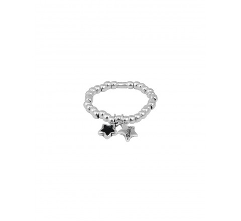 PULSERA CICLON BOLAS Y ESTRELLA NEGRA ZAMAK 222102-01-0