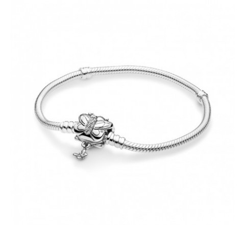 PULSERA PANDORA PLATA BROCHE MARIPOSA 597929CZ-20
