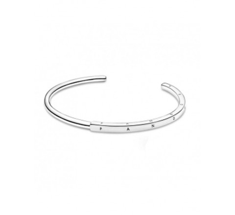 PULSERA PANDORA PLATA RIGIDA ABIERTA 599493C00-2