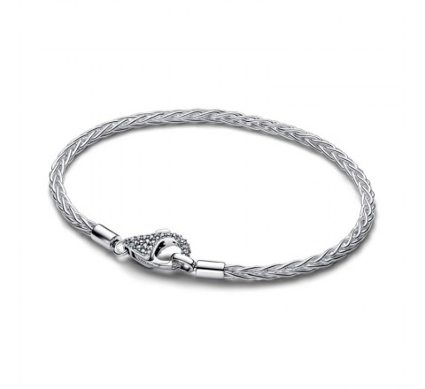 PULSERA PANDORA PLATA CADENA ESPIGA 594462C01-18