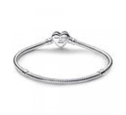 PULSERA PANDORA PLATA CORAZON CON INFINITO 592645C01-18