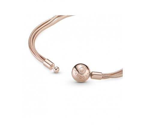 PULSERA PANDORA 589338C00-18 PLATA ROSADA MULTIHILO
