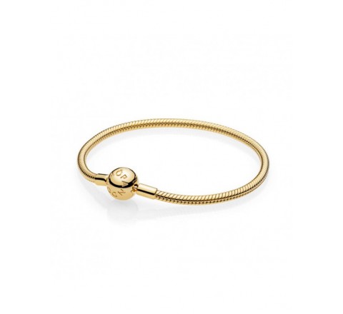 PULSERA PANDORA 568748C00-18 PLATA CHAPADA BROCHE BOLA