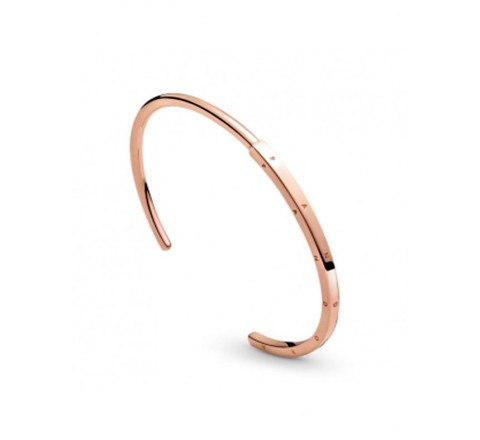 PULSERA PANDORA PLATA ROSADA RIGIDA ABIERTA 589493C00-2