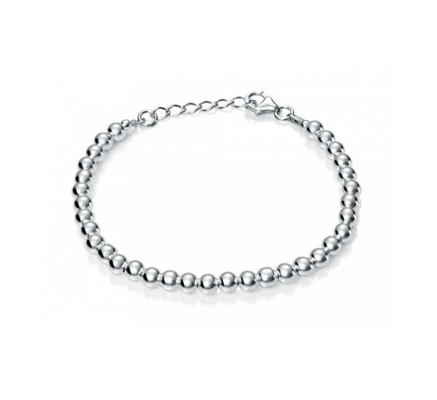 PULSERA PLATA BOLAS 5MM PU1374