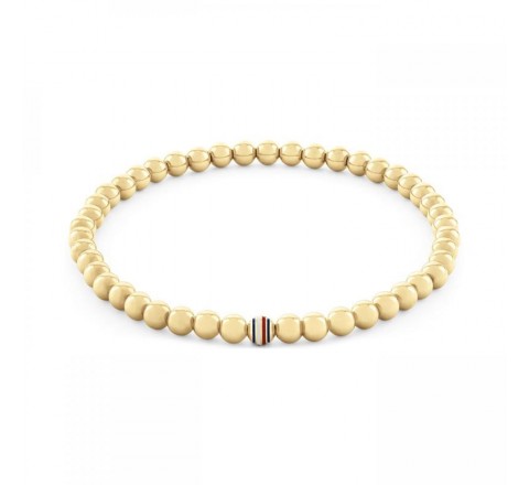 PULSERA TOMMY HILFIGER BOLITAS ACERO DORADO 2780938